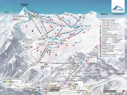 Mappa delle piste Kitzsteinhorn/Maiskogel - Kaprun