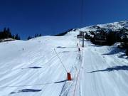 Vista sulle piste nella parte superiore