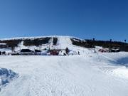 Vista da Stötentorget sull’area sciistica