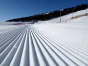Preparazione perfetta delle piste nell’area sciistica Dundret Lapland