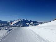 L'impiego di 14 battipista dà sicuramente i suoi frutti.
