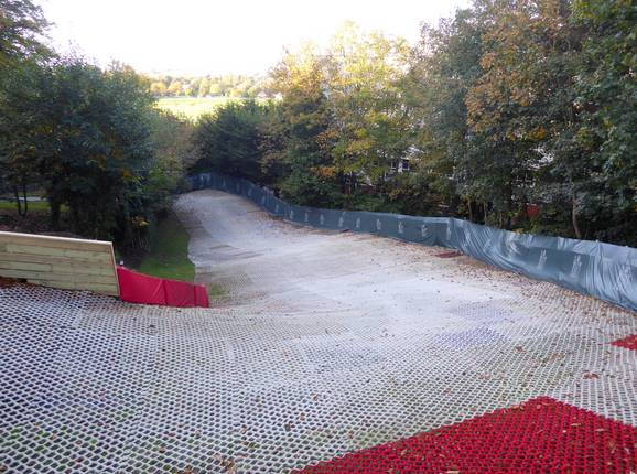 La Main Slope vista dall'alto