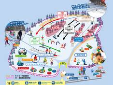 Mappa delle piste Tateshina Tokyu