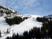 Ampia pista Stjärnbacken sopra Åre