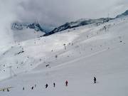 Piste alla stazione intermedia Lognan