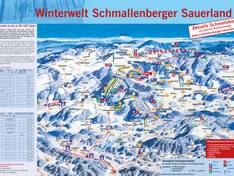 Mappa delle piste Schanze - Schmallenberg