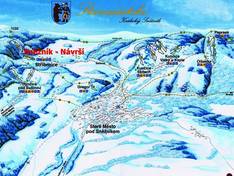 Mappa delle piste Sněžník/Návrší - Stříbrnice