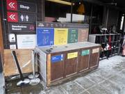 Raccolta differenziata dei rifiuti nell’area sciistica Cardrona