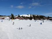 Vista dalle piste inferiori verso Idre Fjäll