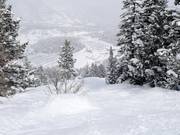 Terreno ripido presso la John Paul Express