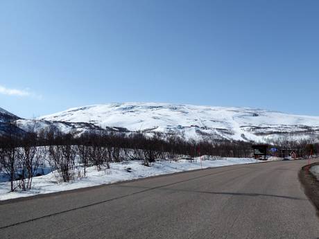 Norrbotten: Accesso nei comprensori sciistici e parcheggio – Accesso, parcheggi Fjällby - Björkliden