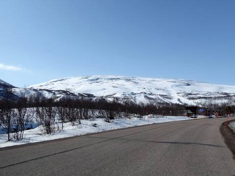 Lapponia Svedese: Accesso nei comprensori sciistici e parcheggio – Accesso, parcheggi Fjällby - Björkliden