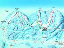 Mappa delle piste Hochficht