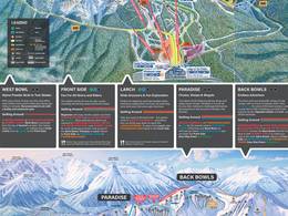 Mappa delle piste Lake Louise