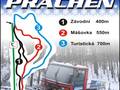 Mappa delle piste Prácheň