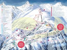 Mappa delle piste Bellwald