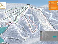 Mappa delle piste Prat Peyrot - Mont Aigoual