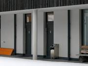 Area pubblica di servizi igienici curata