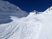 Zona di neve fresca presso la discesa Lattenabfahrt