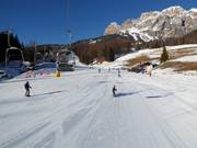 Pista di allenamento presso la seggiovia doppia Baby Socrepes