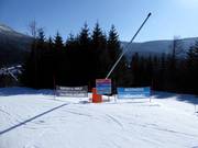 Segnaletica delle piste nell’area sciistica di Spindlermühle