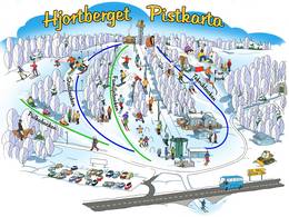 Mappa delle piste Hjortberget - Oskarshamn