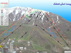Mappa delle piste Shemshak