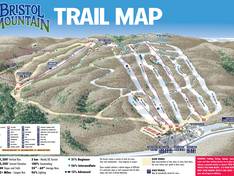 Mappa delle piste Bristol Mountain