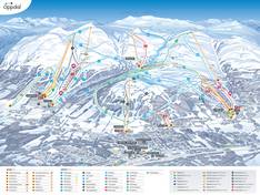Mappa delle piste Oppdal