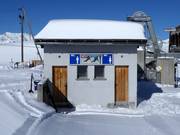 Toilette curate nell’area sciistica