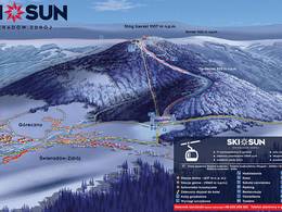 Mappa delle piste Świeradów Zdrój