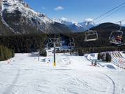 Pista facile Cascade presso la seggiovia Cascade