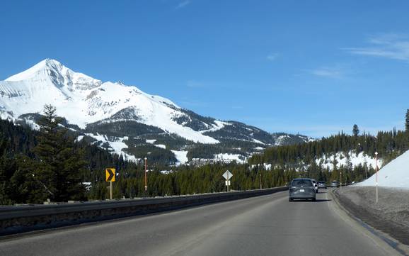 Montana: Accesso nei comprensori sciistici e parcheggio – Accesso, parcheggi Big Sky Resort
