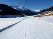 Facile pista da sci verso Nauders