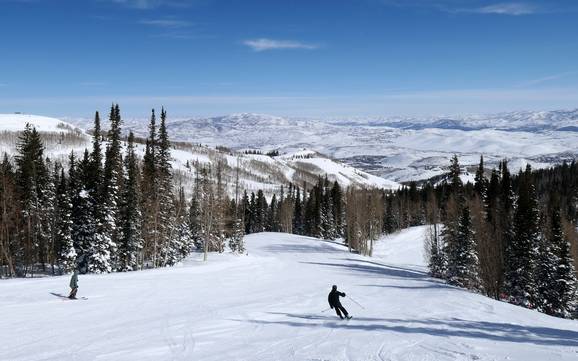 Comprensorio sciistico più grande nelle Wasatch Mountains – comprensorio sciistico Park City