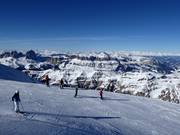 Vista dalla Marmolada sul Gruppo del Sella