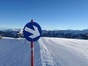 Chiare delimitazioni delle piste