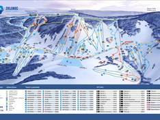Mappa delle piste Zieleniec