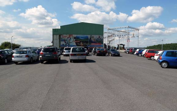 Bottrop (Città): Accesso nei comprensori sciistici e parcheggio – Accesso, parcheggi Bottrop (alpincenter)