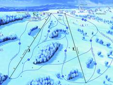 Mappa delle piste U Čápa - Kořenov-Příchovice