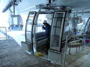 Le cabine vengono spazzate ogni giorno.