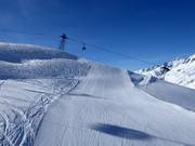 Piste di media difficoltà alla Gurschenalp