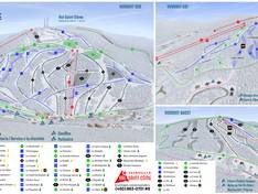 Mappa delle piste Val Saint-Côme