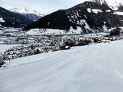 Discesa a valle con vista su Matrei