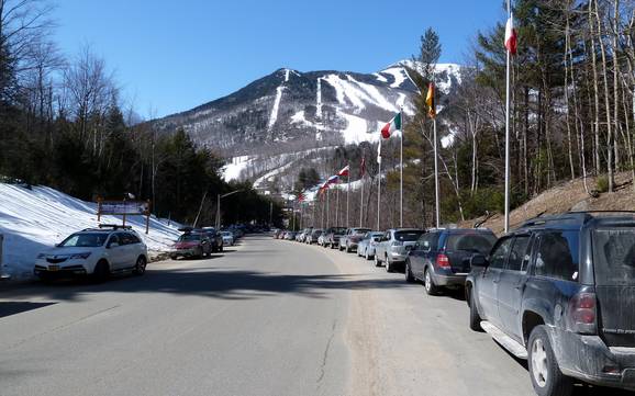 New York: Accesso nei comprensori sciistici e parcheggio – Accesso, parcheggi Whiteface - Lake Placid