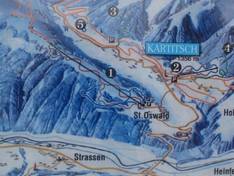 Mappa delle piste Kanterlift - Kartitsch