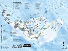 Mappa delle piste Mount Baw Baw