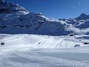 Pista facile Mandra presso la stazione intermedia Corvatsch
