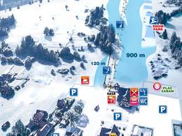 Mappa delle piste Witów