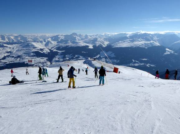 Partenza delle piste nel punto più alto